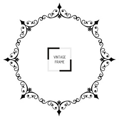frames in vintage style with elements of ornament, art, pattern, background, texture.