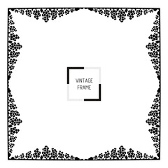 frames in vintage style with elements of ornament, art, pattern, background, texture.