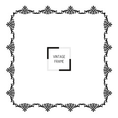 frames in vintage style with elements of ornament, art, pattern, background, texture.