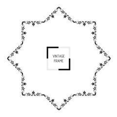 frames in vintage style with elements of ornament, art, pattern, background, texture.