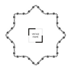 frames in vintage style with elements of ornament, art, pattern, background, texture.