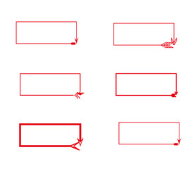 picture frame with shapes and frames