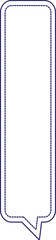 white and blue message box, text box, speech bubble, chat box decoration
