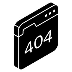         A creative design vector of error 404 