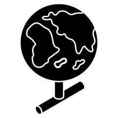 Creative design icon of global network 