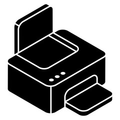 A perfect design icon of printer 