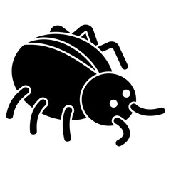 A perfect design icon of bug