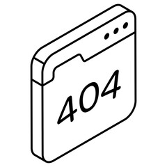         A creative design vector of error 404 