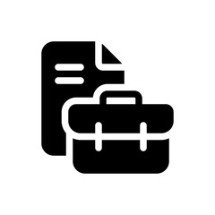 portfolio glyph icon