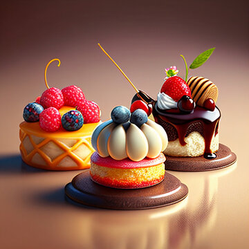 mini gateaux