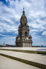 Obraz premium Santiago de Compostela Cathedral, Galicia, Spain