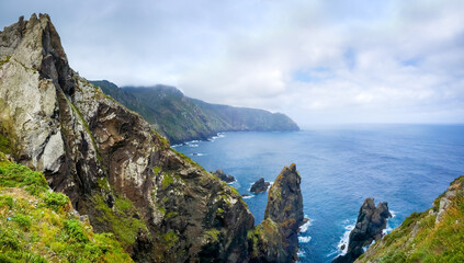 Cape Ortegal cliffs and atlantic ocean, Galicia, Spain