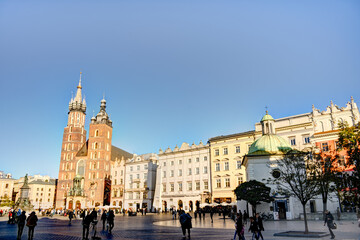 Fototapeta na wymiar Krakow, Poland, Historical center