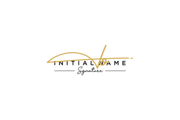 Initial IO signature logo template vector. Hand drawn Calligraphy lettering Vector illustration.