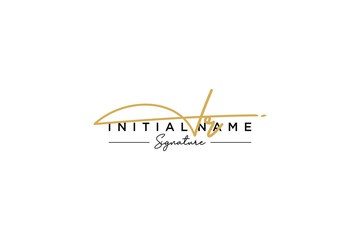 Initial IR signature logo template vector. Hand drawn Calligraphy lettering Vector illustration.