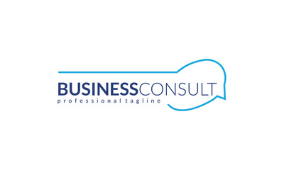 Business consulting logo corporation template