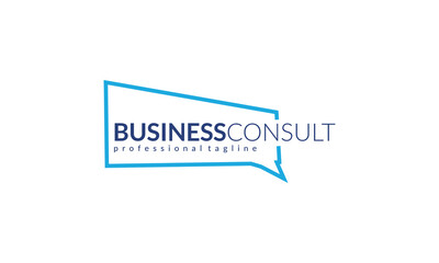 Business, accounting, and finance consulting logo corporation template