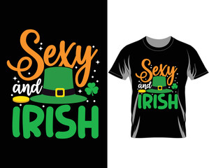 St Patrick's day t shirt design vector