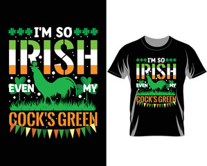 St Patrick's day t shirt design vector