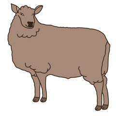 Aesthetic Cute Cute Brown Sheep Bullet Journal