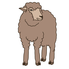 Aesthetic Cute Cute Brown Sheep Bullet Journal