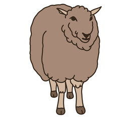 Aesthetic Cute Cute Brown Sheep Bullet Journal