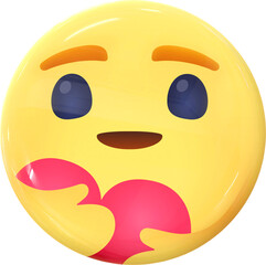 3D Care Emoji 