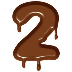 Chocolate Flow Effect Number.
