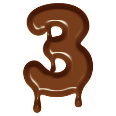 Chocolate Flow Effect Number.