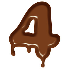 Chocolate Flow Effect Number.