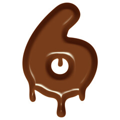 Chocolate Flow Effect Number.