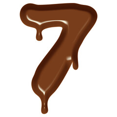 Chocolate Flow Effect Number.