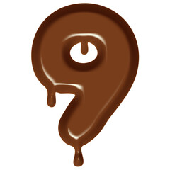 Chocolate Flow Effect Number.