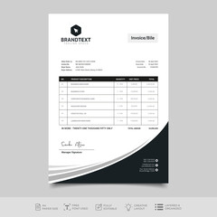 Invoice design template