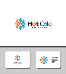 Hot and cold logo