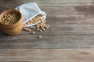 wooden spoon with dried herbs