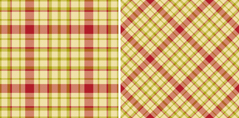 Tartan texture background. Plaid check fabric. Vector pattern textile seamless.