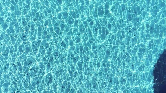 aerial view of the crystal clear sea of ​​southern Sardinia
