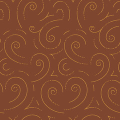 Fototapeta premium seamless Geometrical Golden Foil Design with background