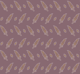 seamless Geometrical Golden Foil Design with background