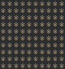 seamless Geometrical Golden Foil Design with background