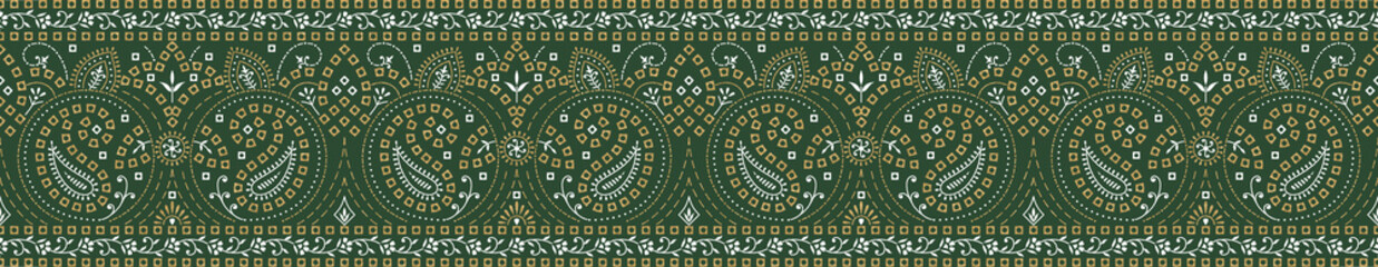 seamless Geometrical Golden Foil Design with background