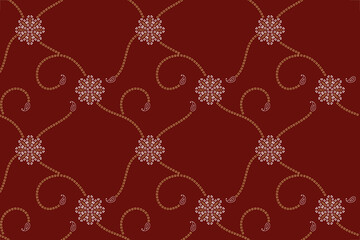 seamless Geometrical Golden Foil Design with background