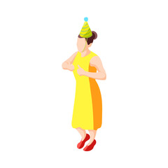 Birthday Party Isometric Icon