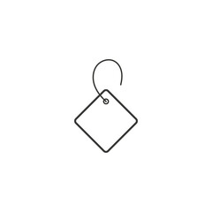 Price tag and price discount vector logo template.