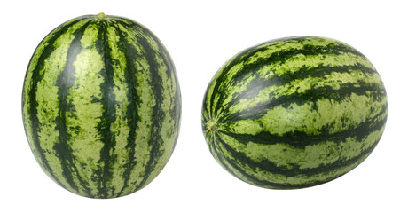 Watermelon isolated, Watermelon macro studio photo, transparent png, collection, PNG format, cut out
