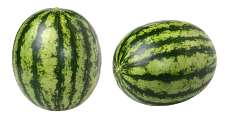Watermelon isolated, Watermelon macro studio photo, transparent png, collection, PNG format, cut out