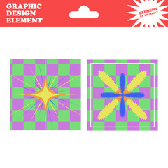 Fototapeta premium monogram abstract background