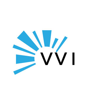 VVI letter logo. VVI blue image on white background and black letter. VVI technology  Monogram logo design for entrepreneur and business. VVI best icon.
