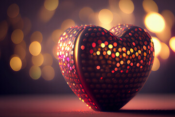 Abstract hearth illustration. Day of Valentine